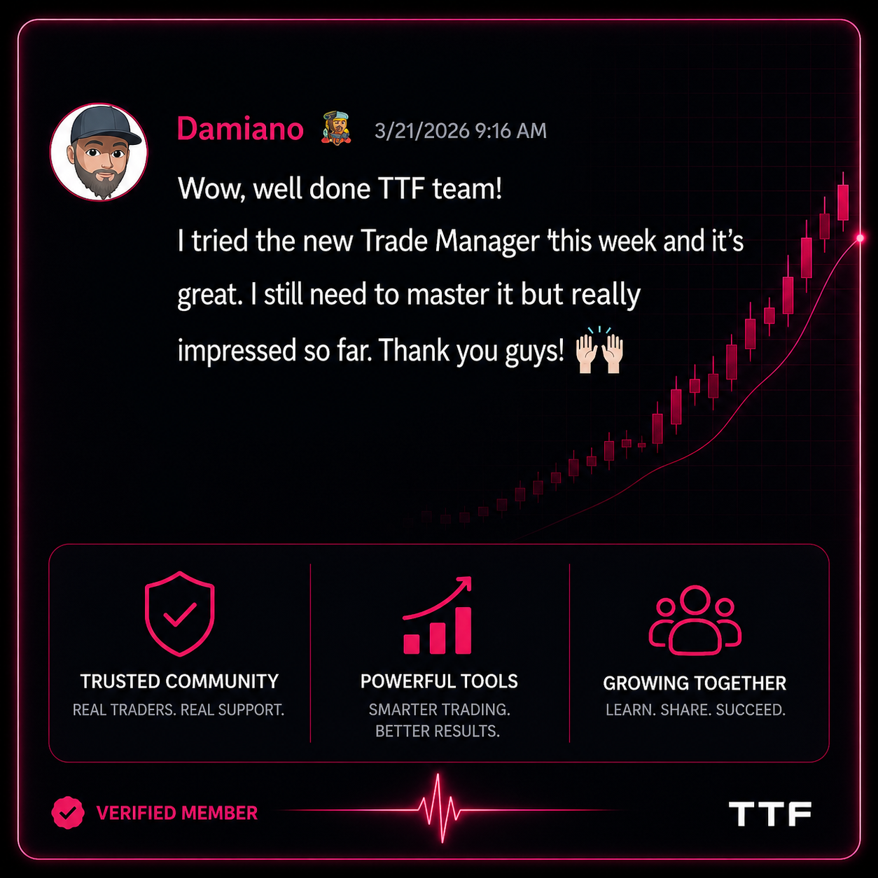 Member testimonial