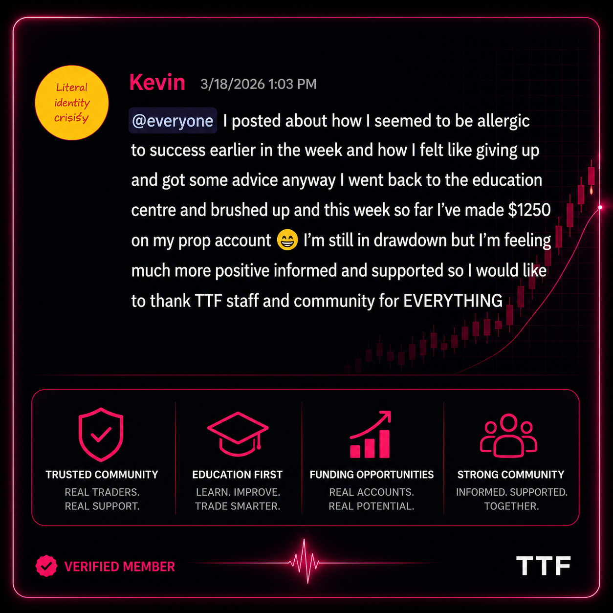 Member testimonial