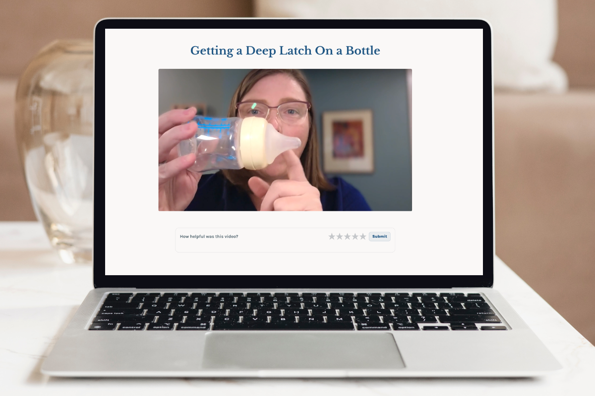 Client-friendly lactation video resource