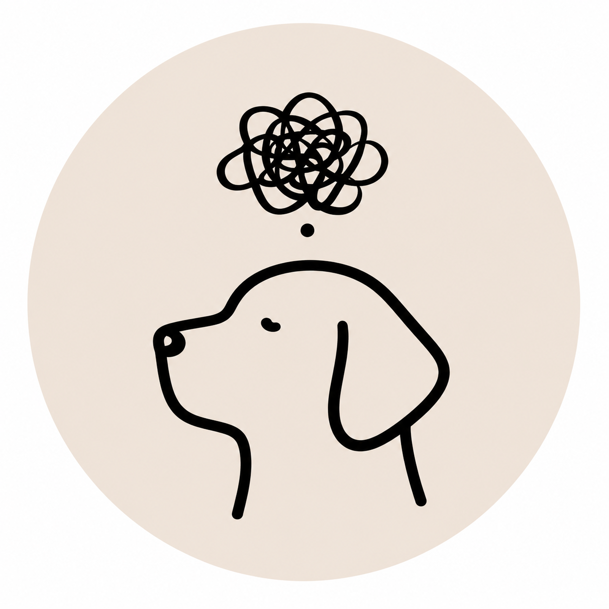 Dog unable to switch off icon