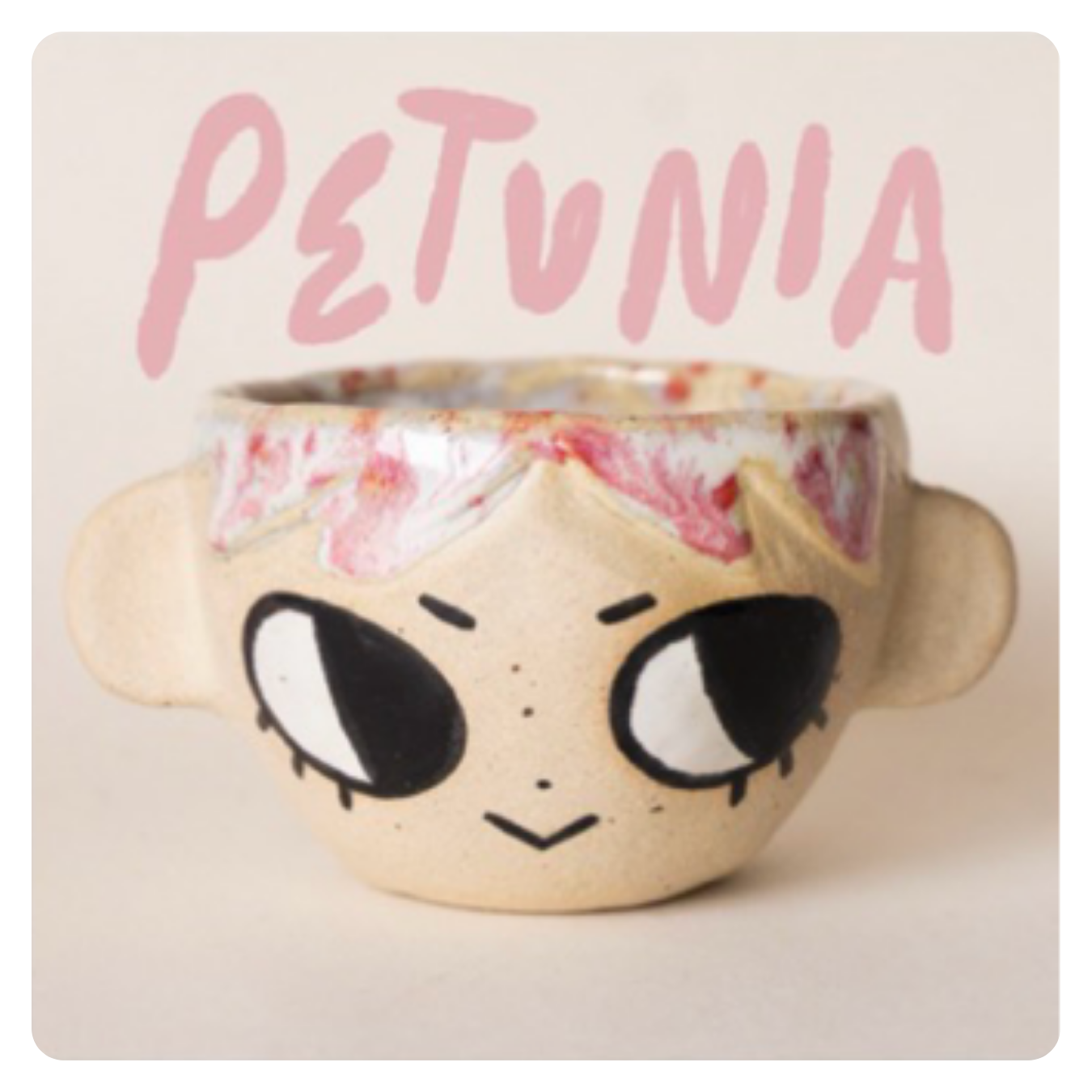 Handmade nature-inspired ceramic vessel