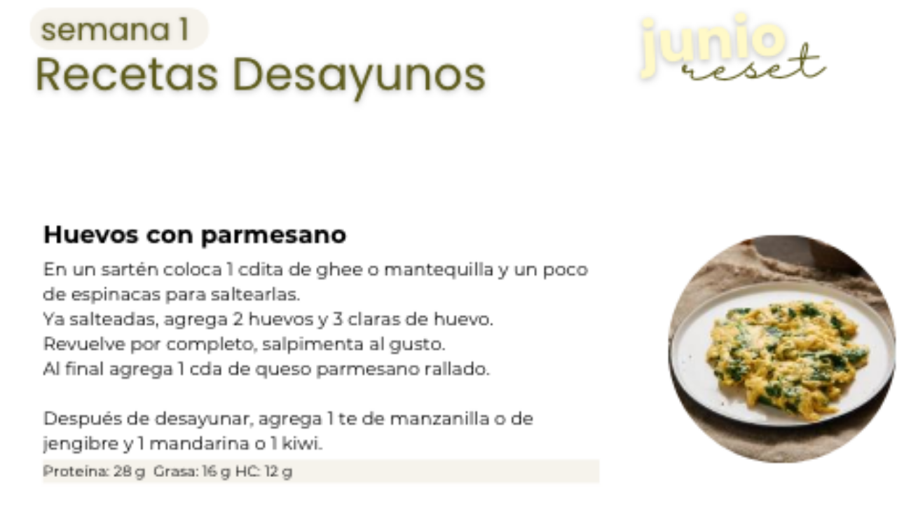Menú 21 días