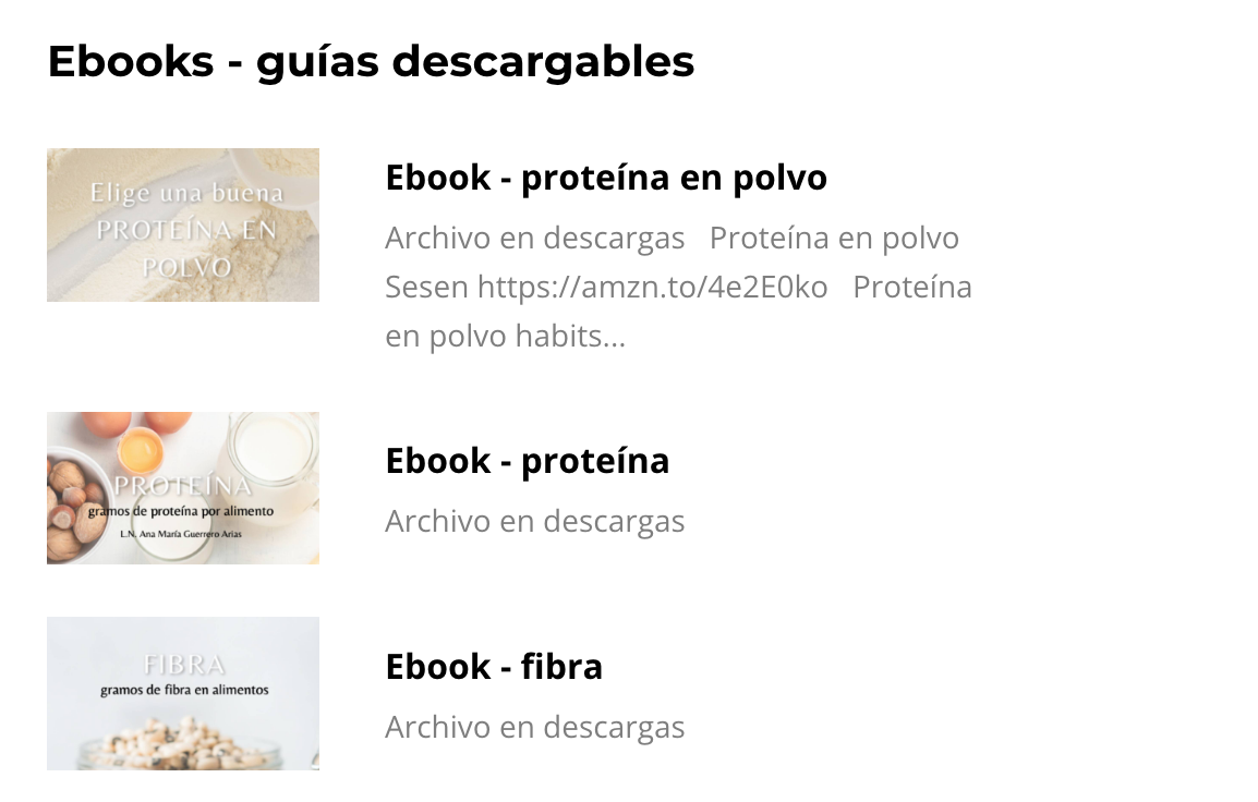 Ebooks y guías