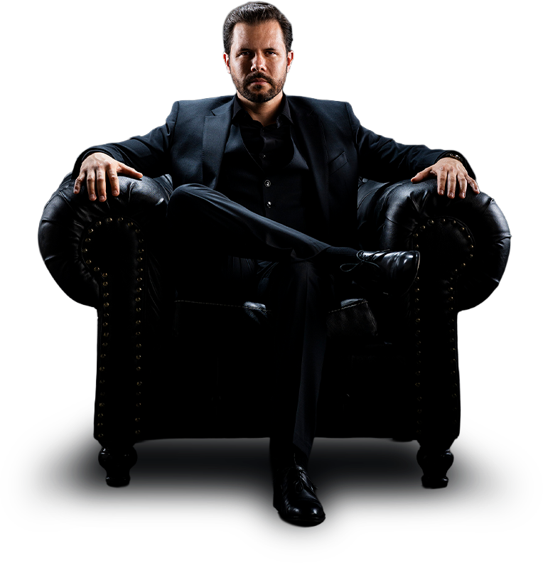 Diego Díaz en sillón