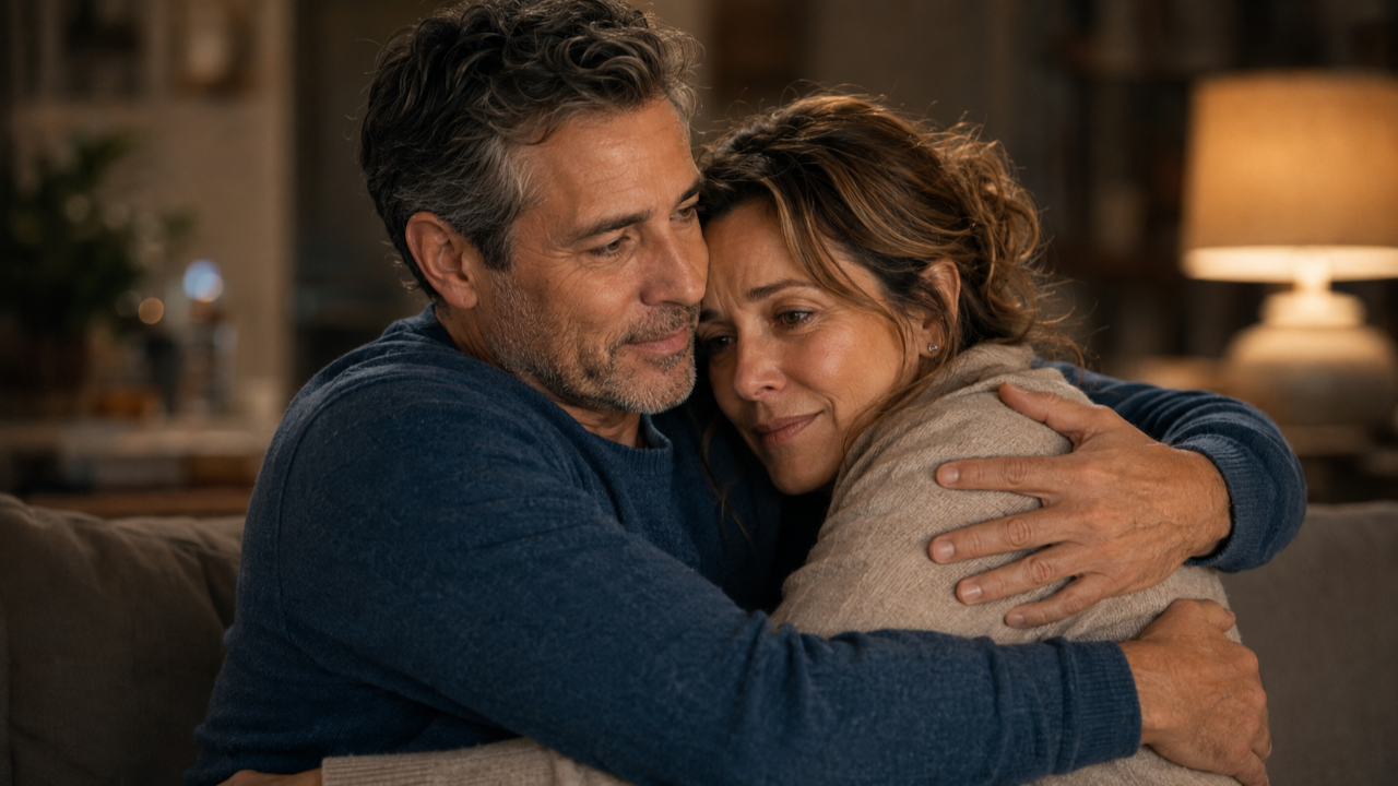A couple experiencing greater emotional safety and connection