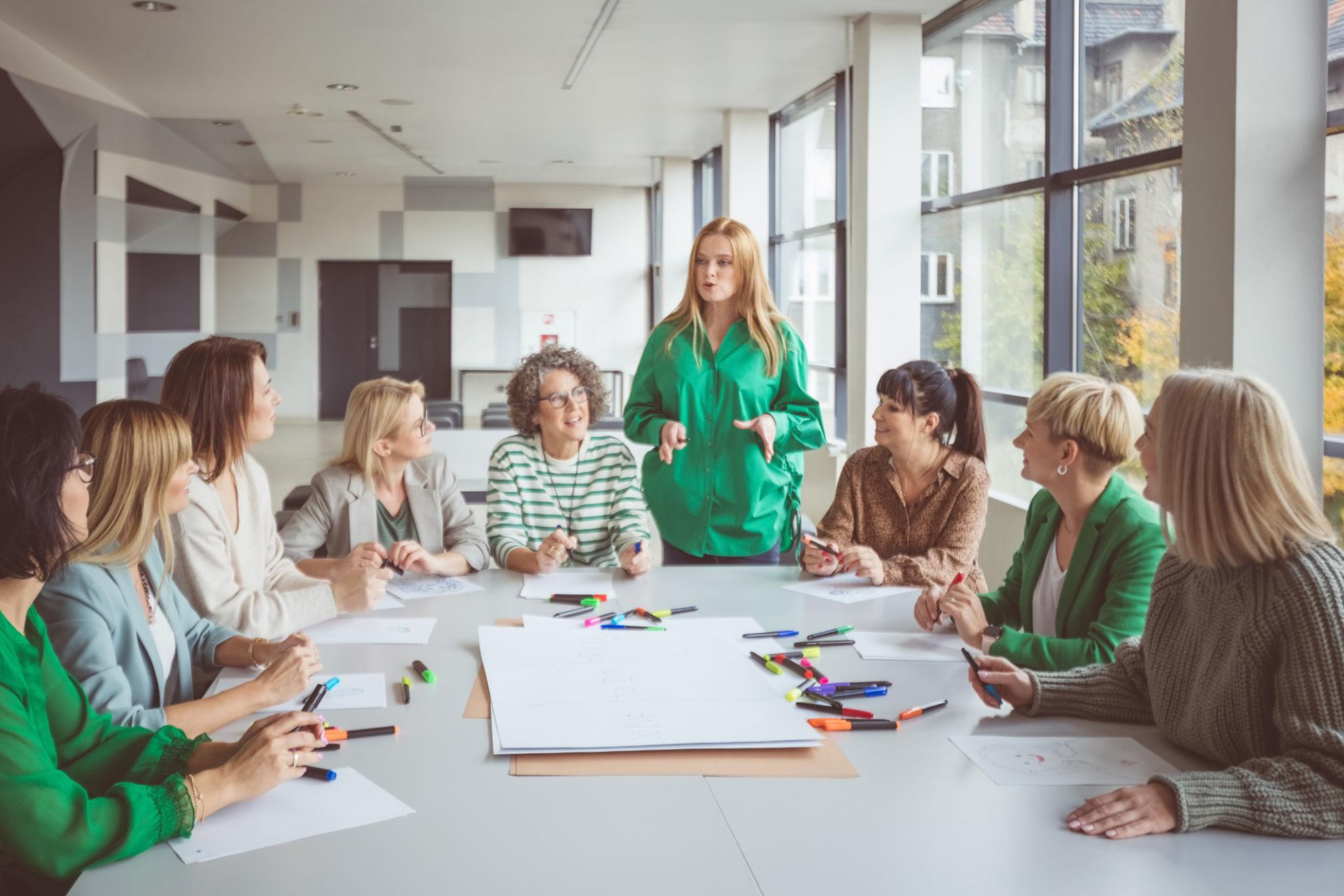 Business owner developing a marketing plan