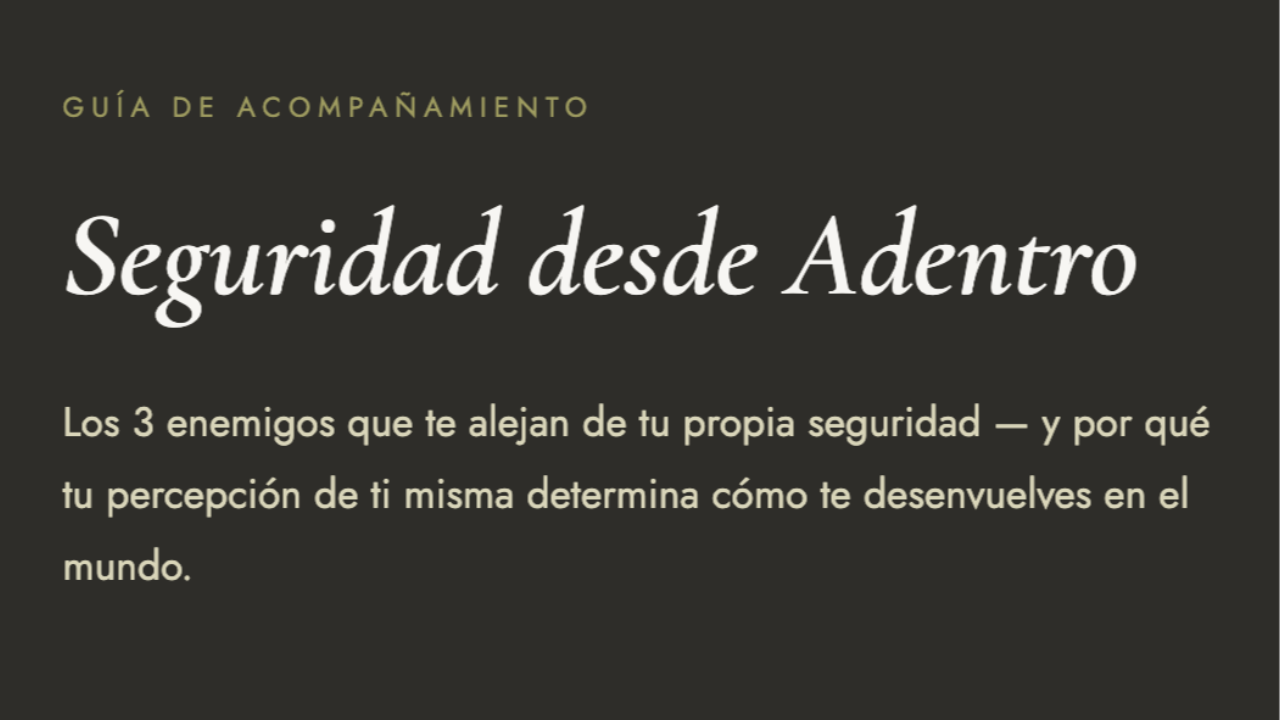 Workbook Seguridad desde Adentro