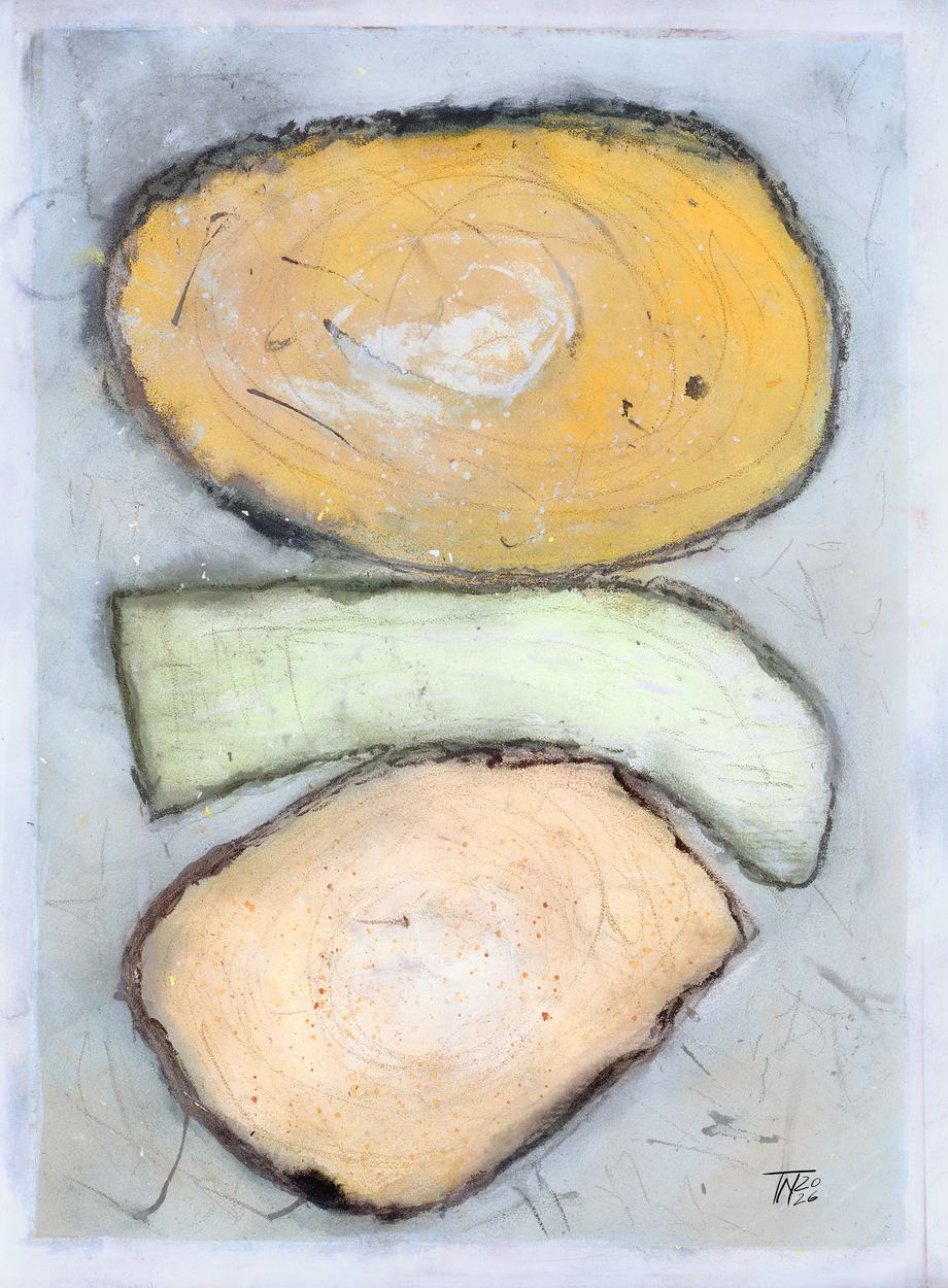 Wobbly stones, a work by Toni Niederwieser