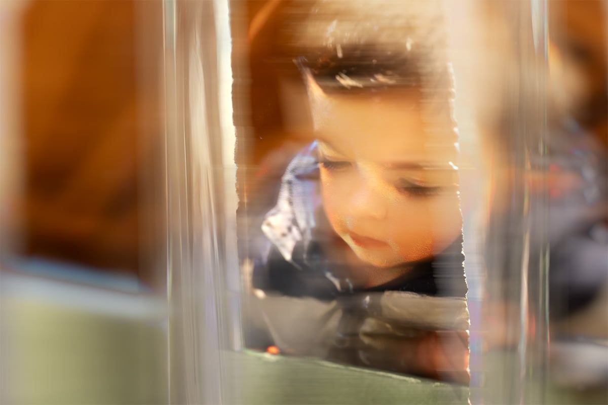 The same photograph by Barry Archer after the Refracted Impression technique