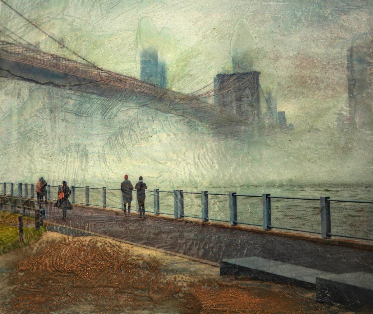 Suspended in Time, a work by Ghail Binneman