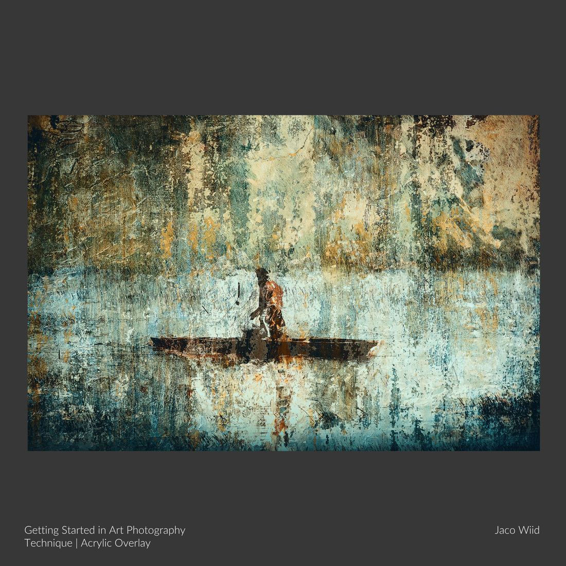 A photographic artwork by Jaco Wiid, made on the Getting Started in Art Photography course using the Acrylic Overlay technique