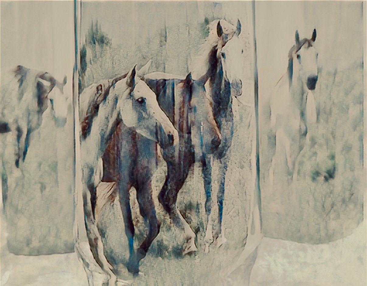 A piece made with the Refracted Impression technique by Engela Gobregts