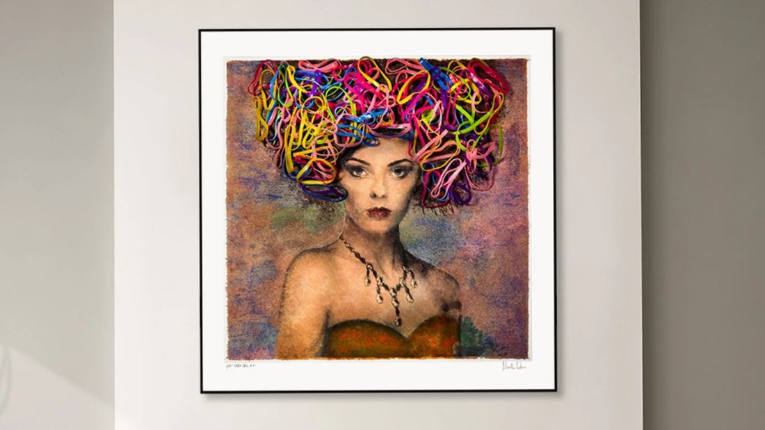 Candy Girl, a photographic artwork by Martin Osner, made with the techniques taught on the Getting Started in Art Photography course