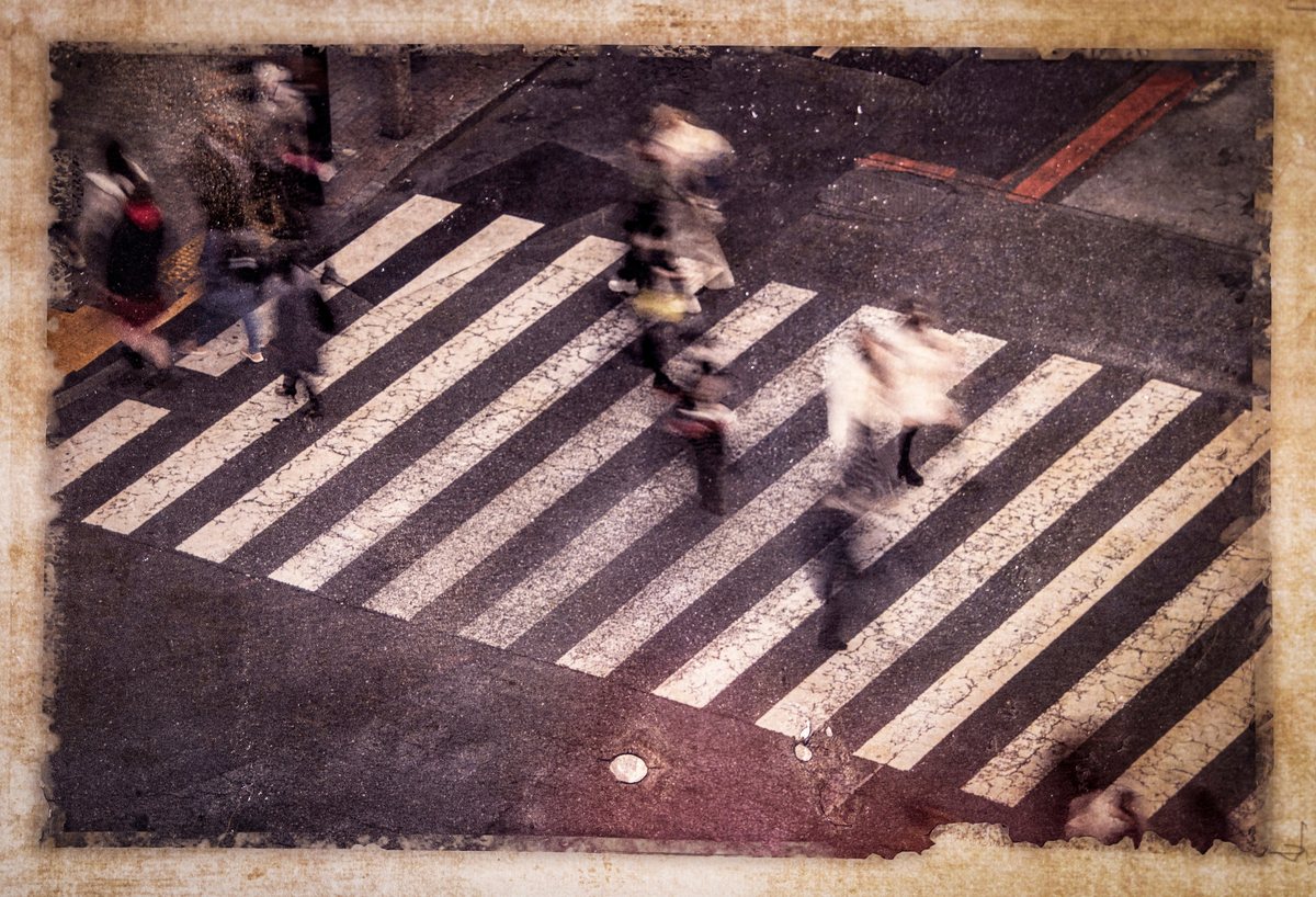 Crossing paths, a work by Mia Joubert