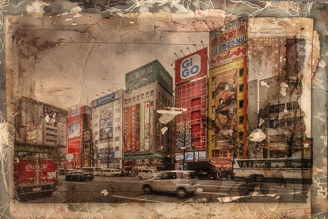 Fragments of Akihabara, a work by Mia Joubert
