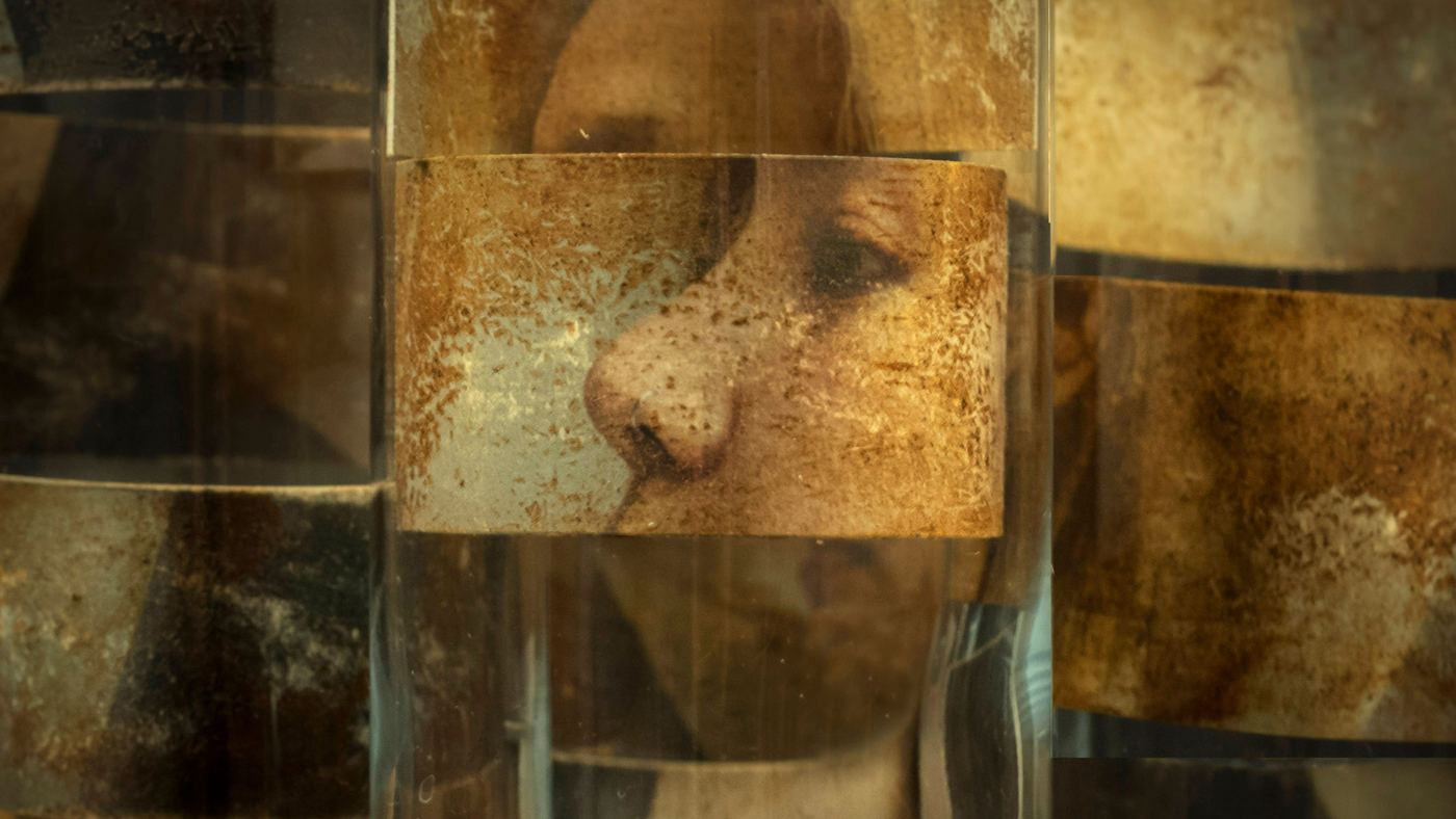 A piece made with the Refracted Impression technique by Rick Tackett