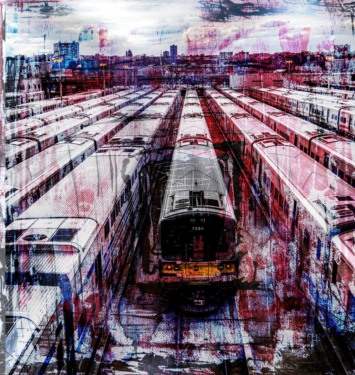 Chelsea Train Yard, a work by David Schlosser