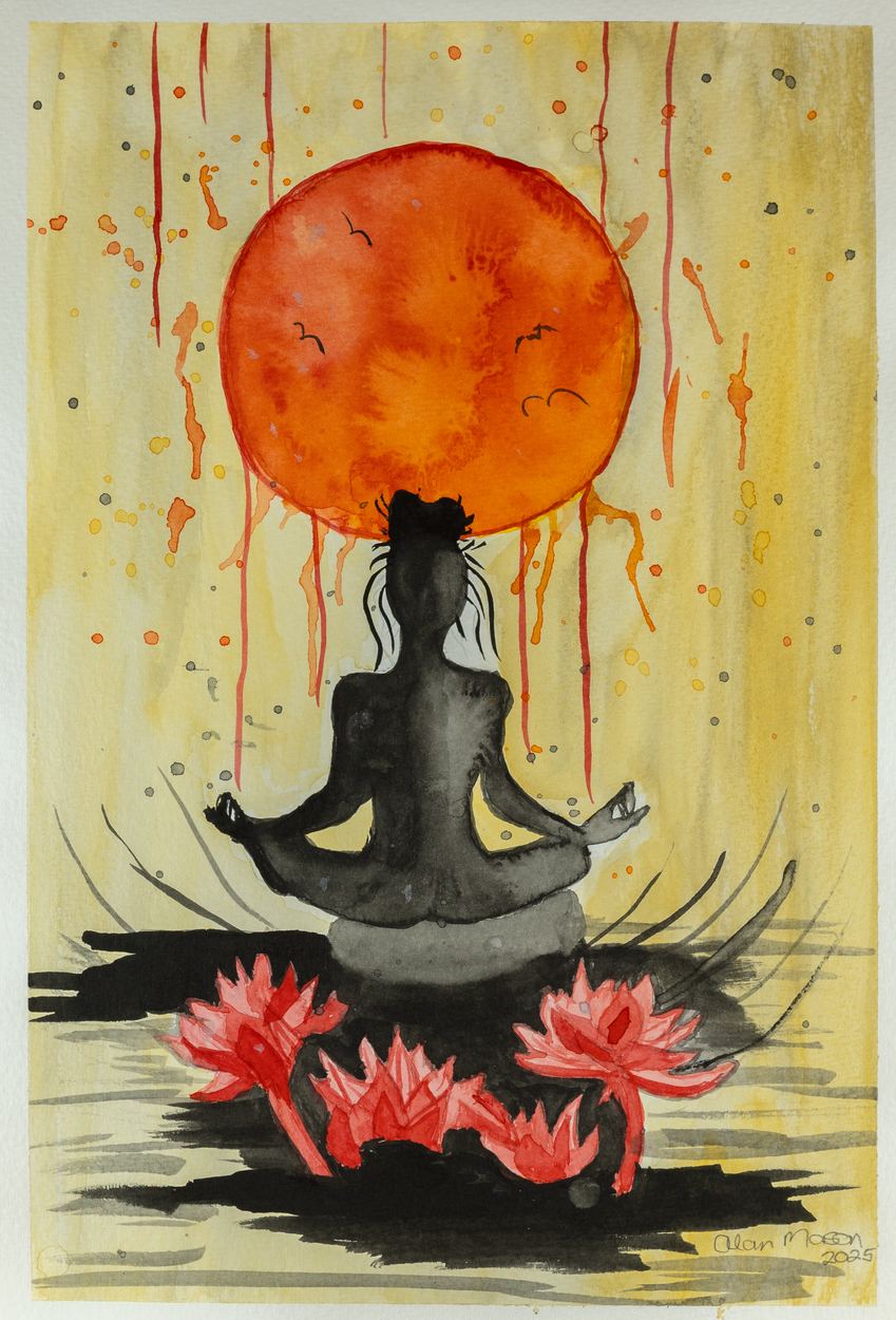 Lotus Lady, a work by Alan Mason