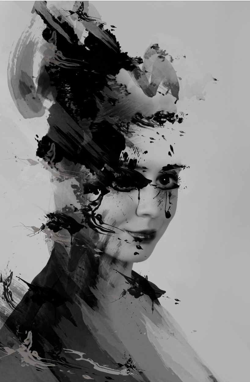 Painted Face, a work by Hanli Smit