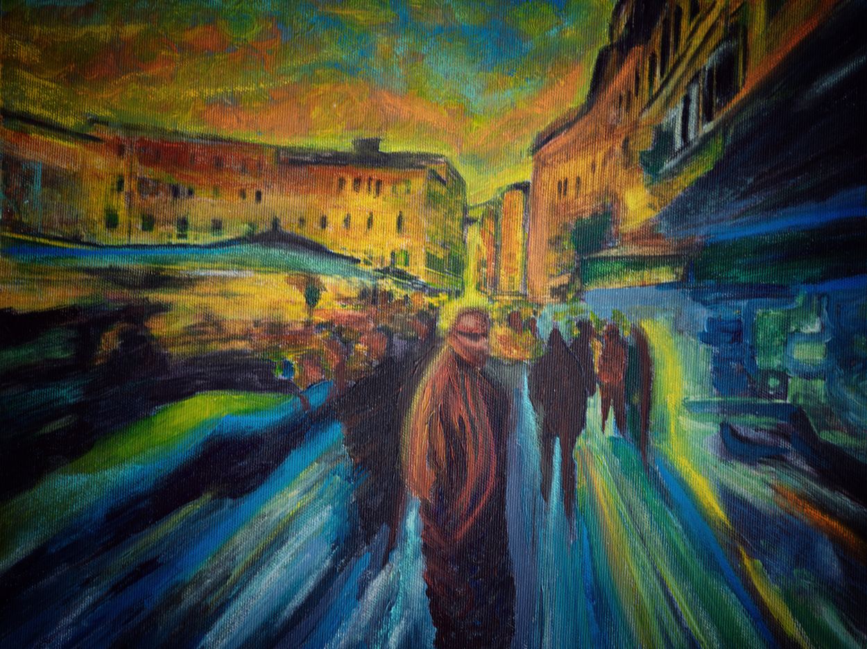 Passing Through, a work by Tara Crossley