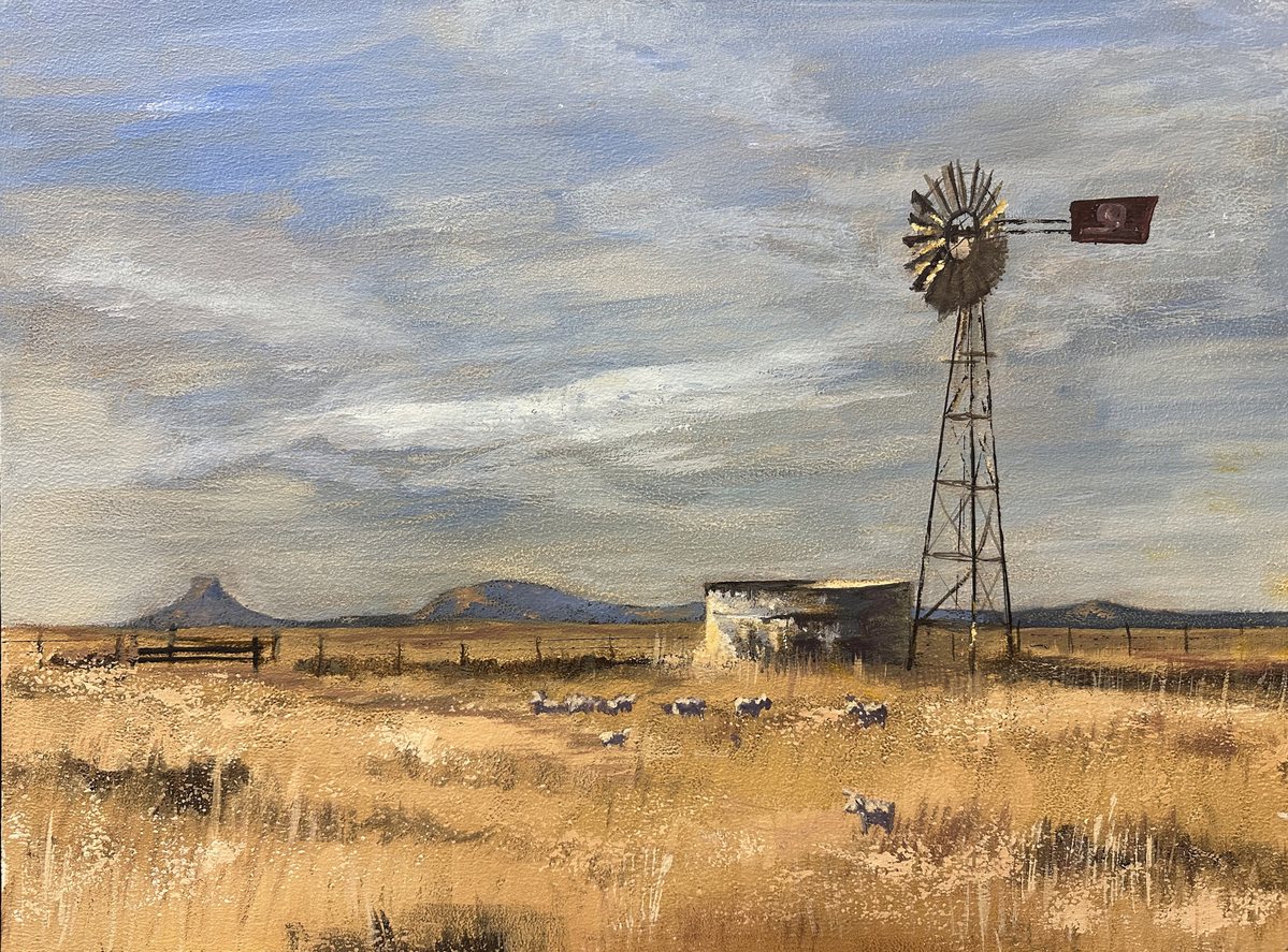 Karoo Winter, a work by Gillian Mager