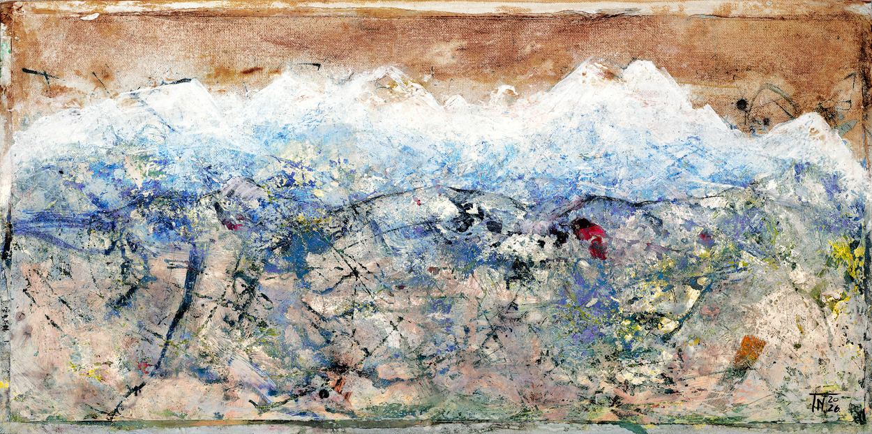 Mountain landscape, a work by Toni Niederwieser