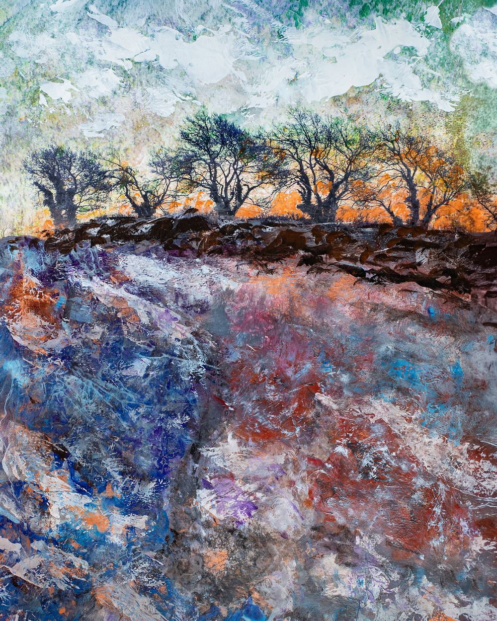 Evening Light, a work by Gill Davies