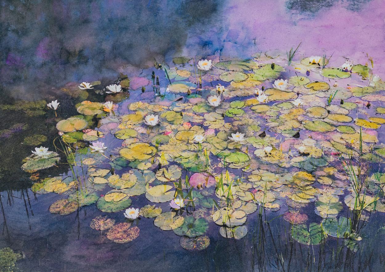 Whispers on the Water, a work by Gill Davies