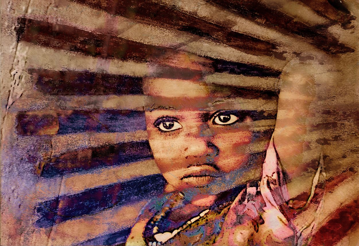 Konso girl, a work by Paulina Rodriguez Arango