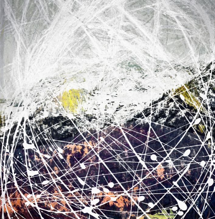 The same photograph by Toni Niederwieser after hand worked art photography techniques