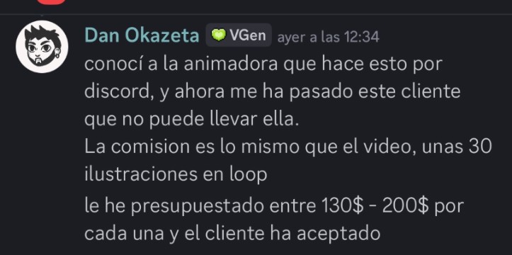 Dani: 30 ilustraciones a entre 130 y 200 $ cada una