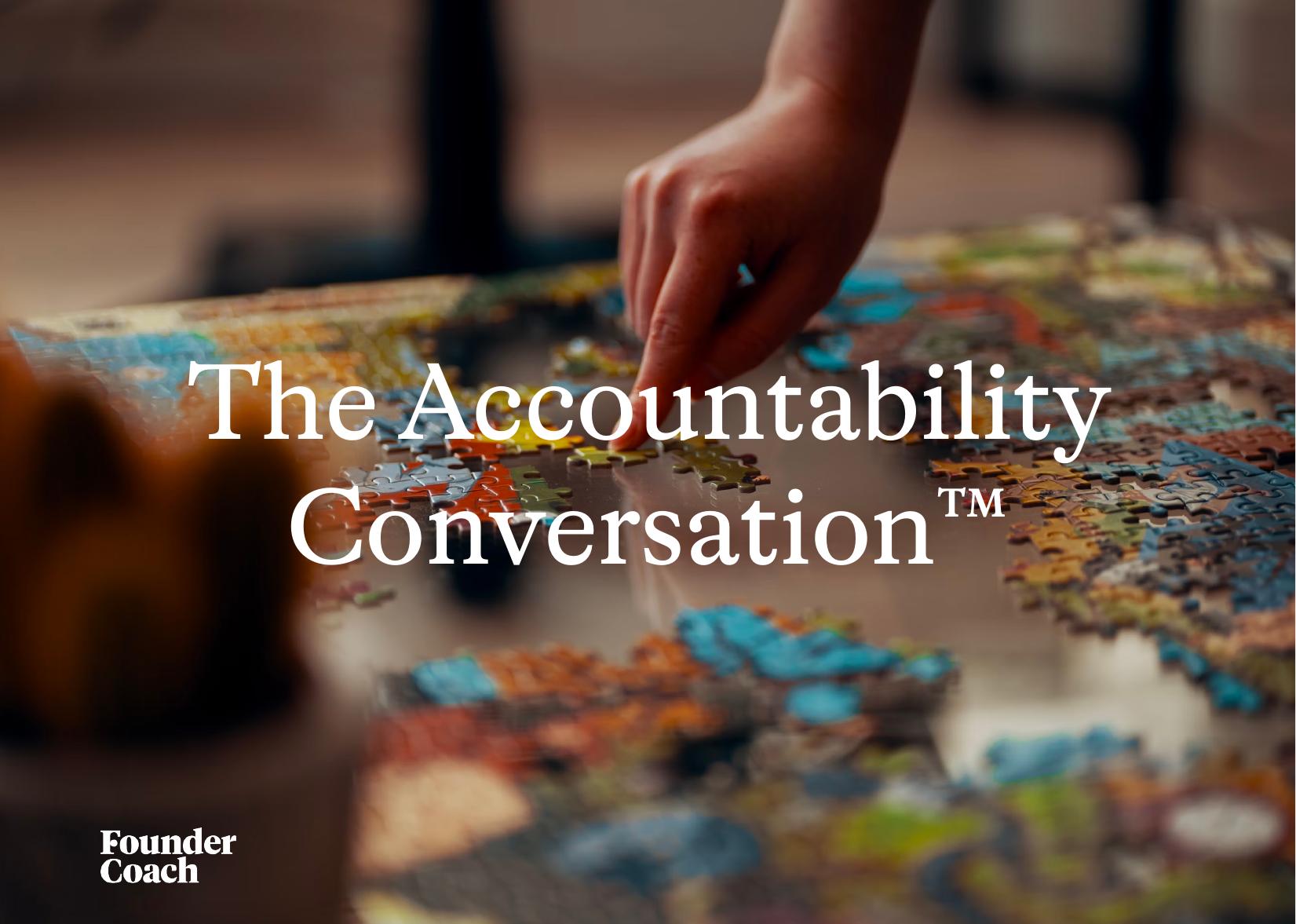 The Accountability Conversation™ cover