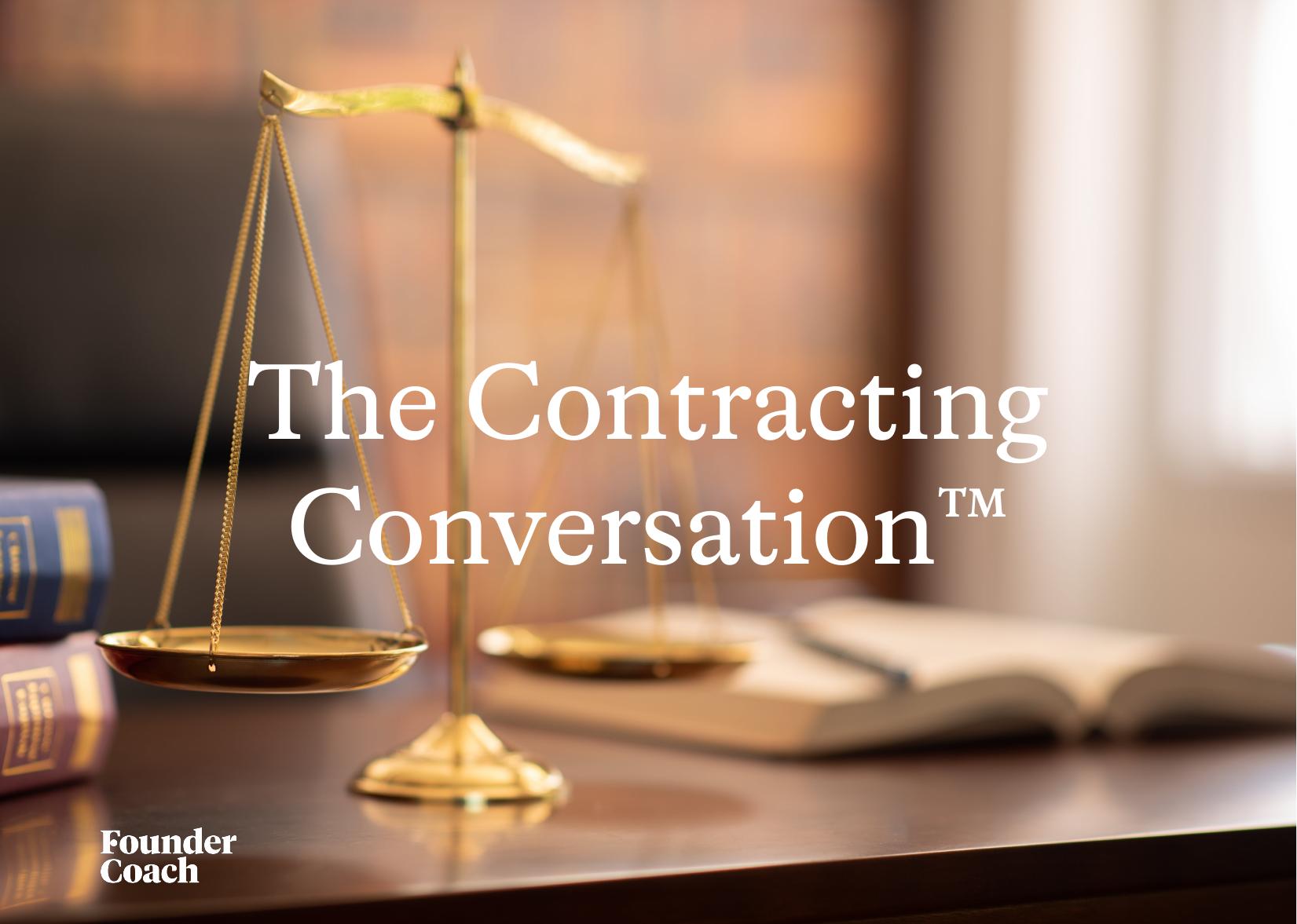 The Contracting Conversation™ cover