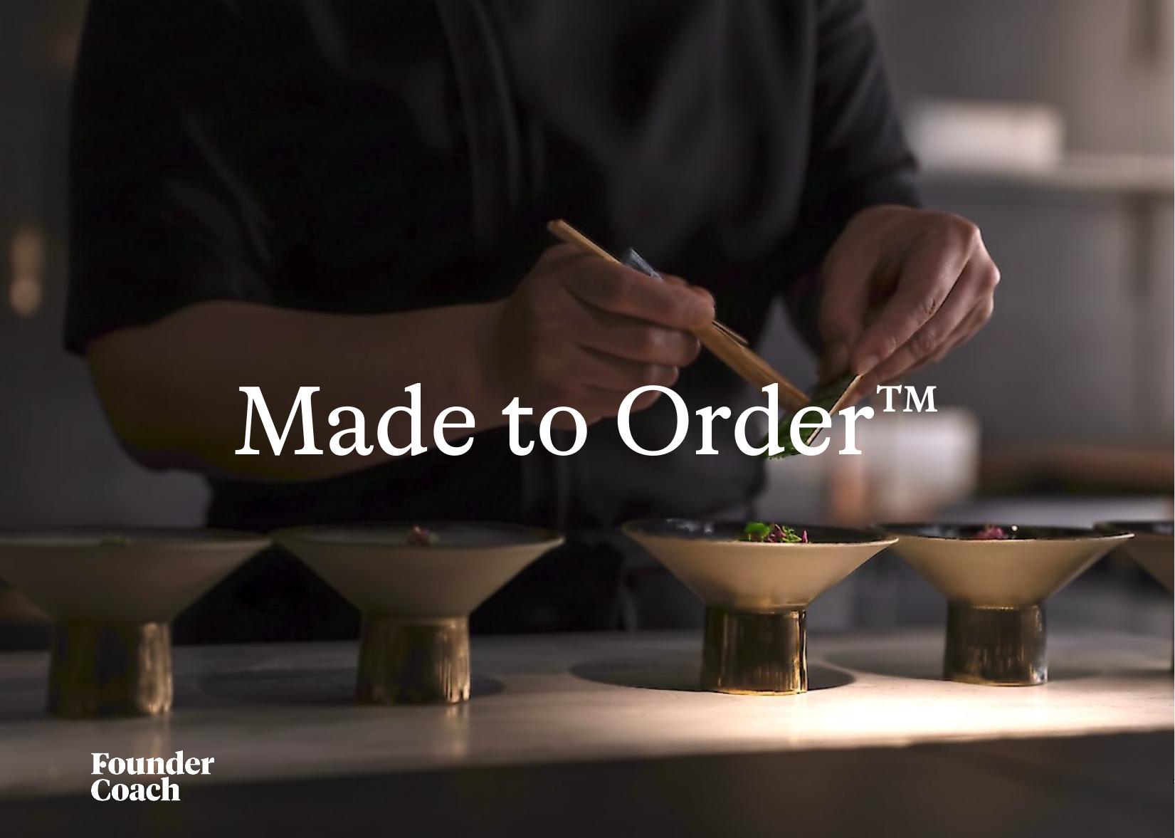 Made to Order™ cover