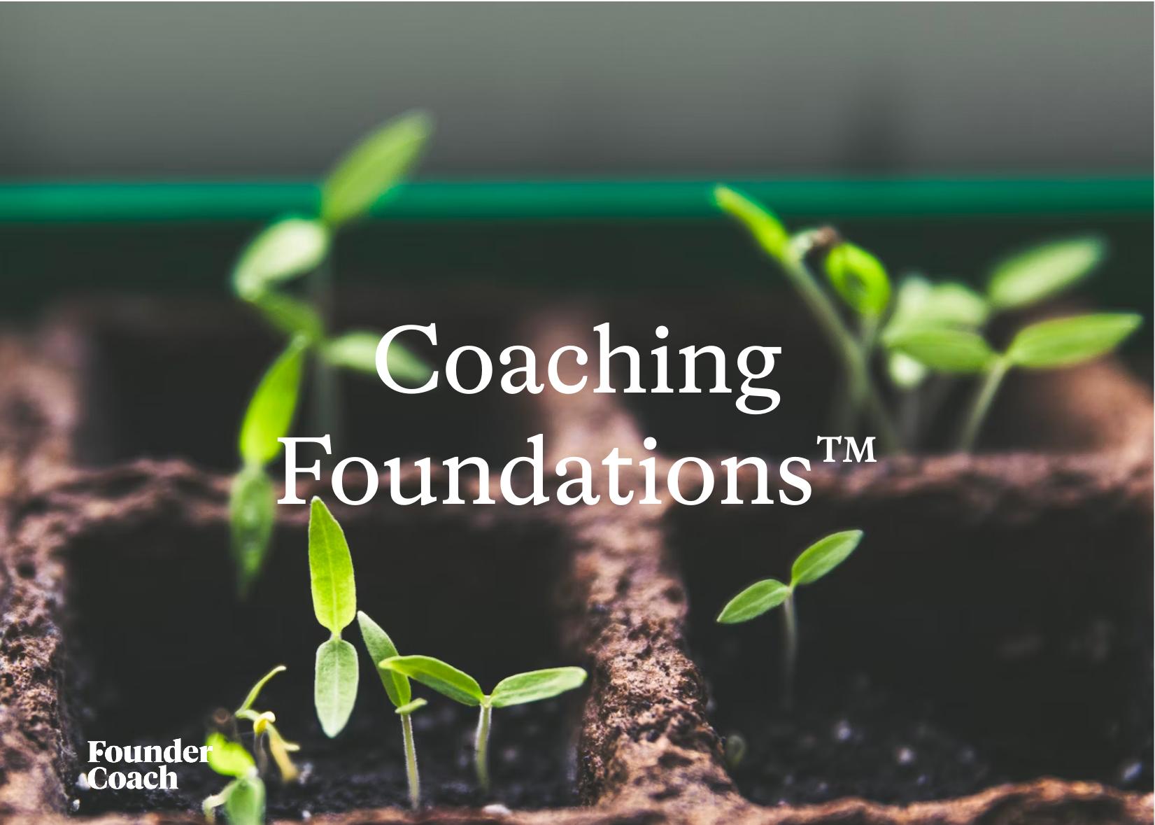 Coaching Foundations™ cover