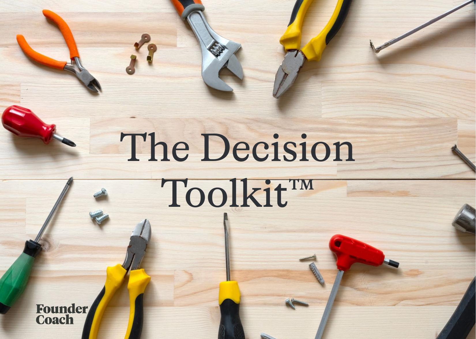 The Decision Toolkit™ cover