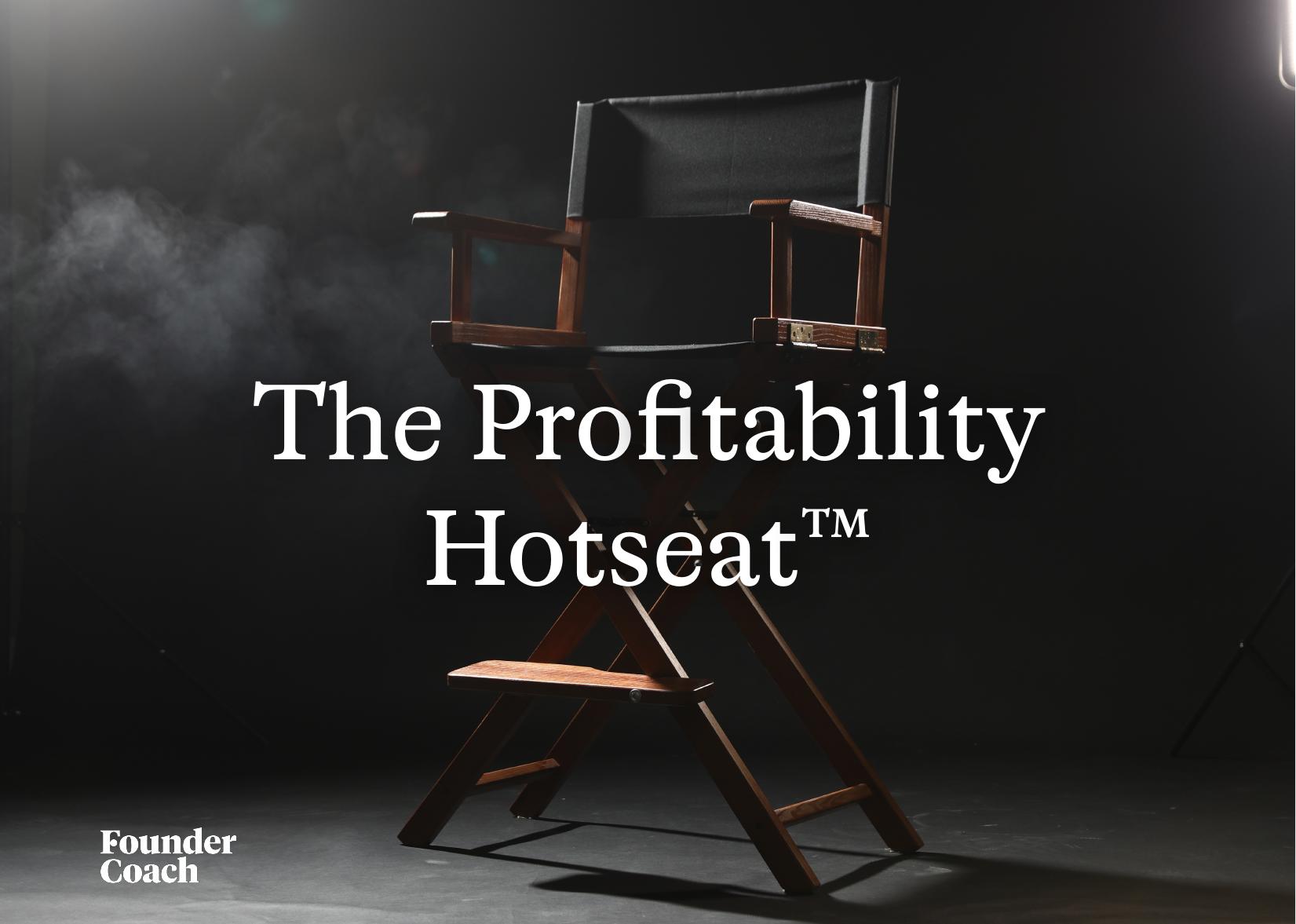 The Profitability Hotseat™ cover