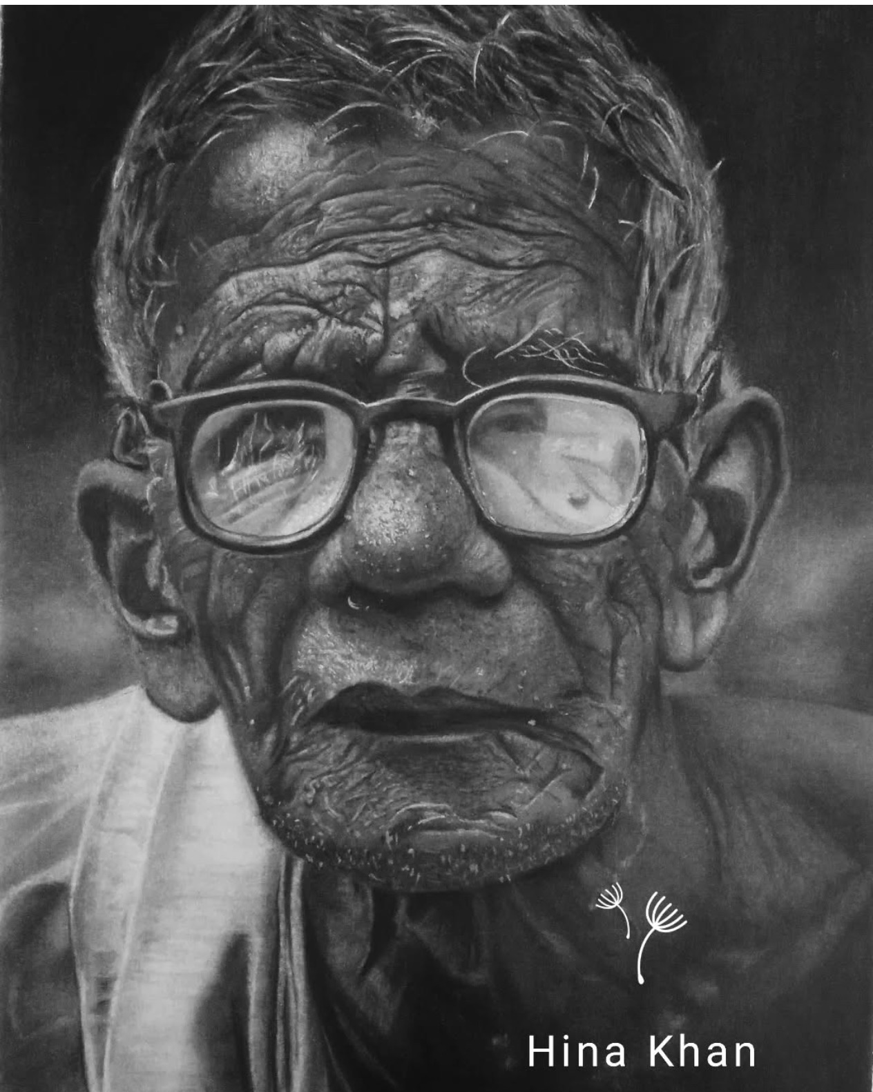 Student artwork by Hina Khan
