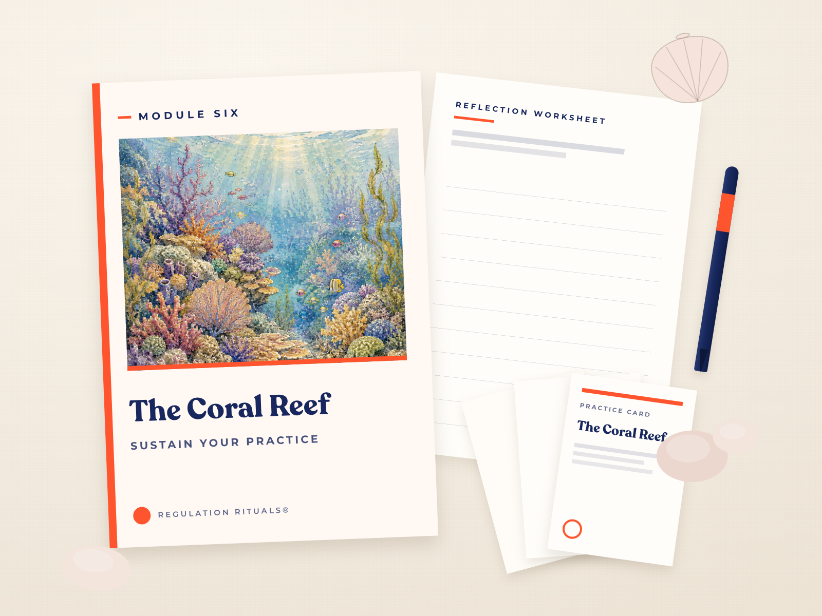 Module Six, The Coral Reef, workbook and resources