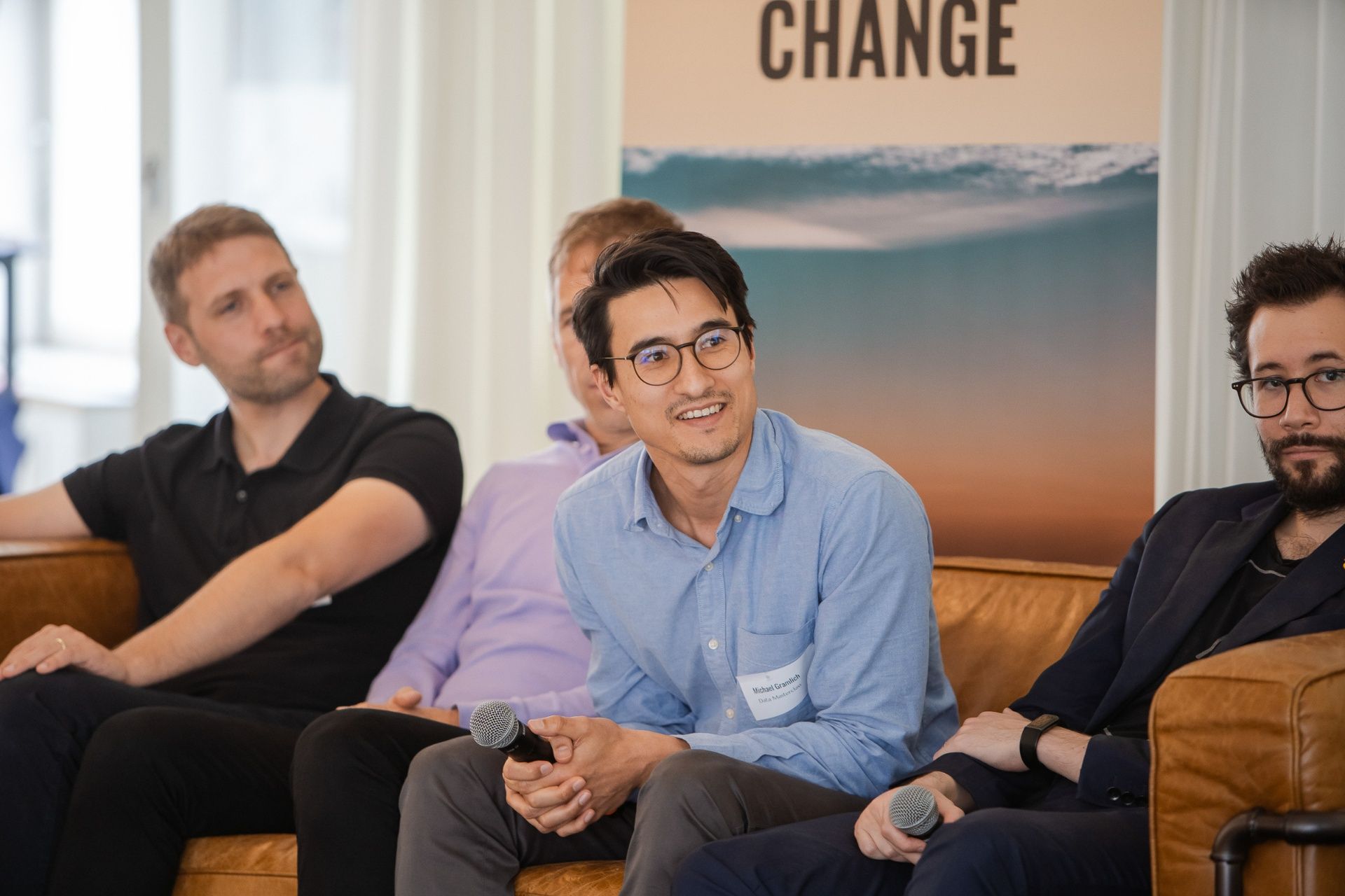 Data Masterclass coaches in a panel discussion