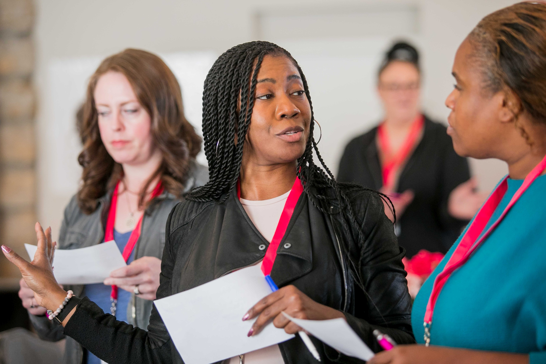 A participant reflecting at a MoMMAs Voices gathering