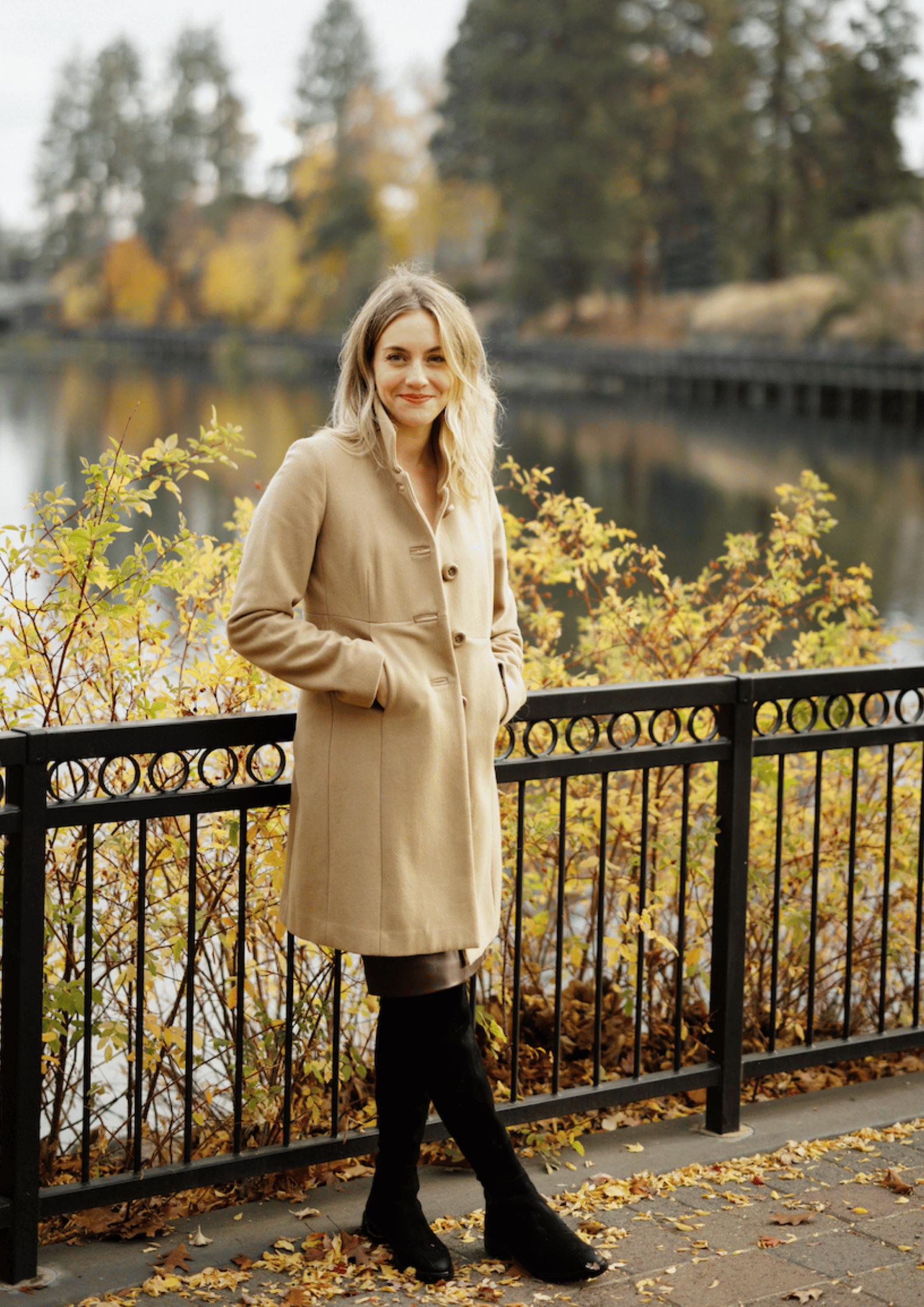 Jenna Pacelli at Mirror Pond, Bend