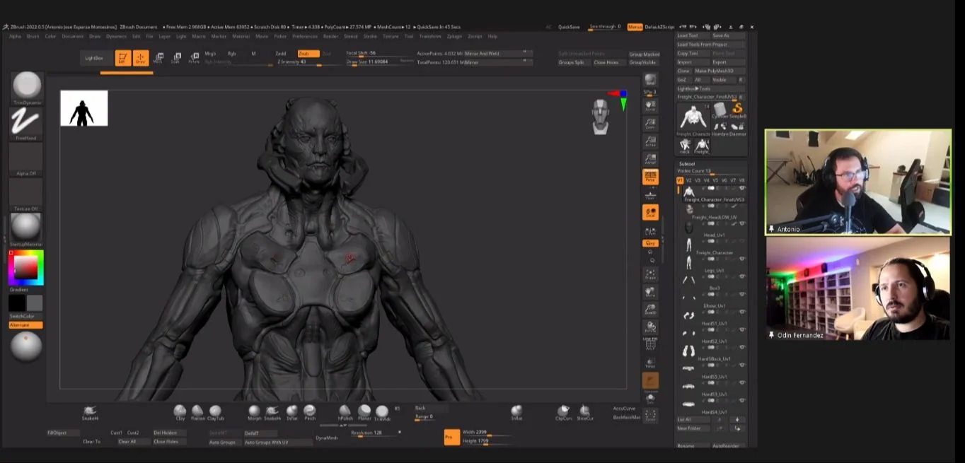 Industria y portfolio dentro del Campus Odin3D