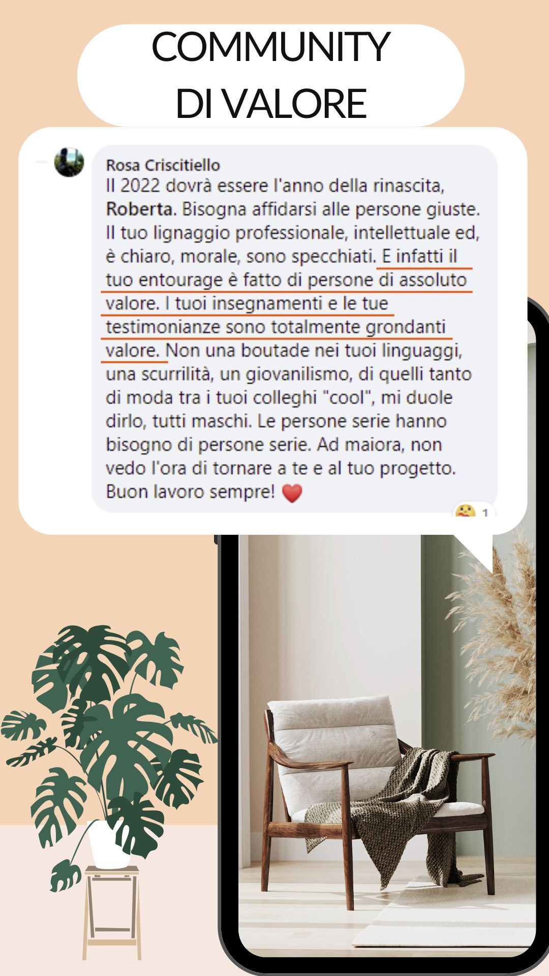 Testimonianza community 13