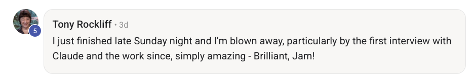 Member feedback from Club Jam
