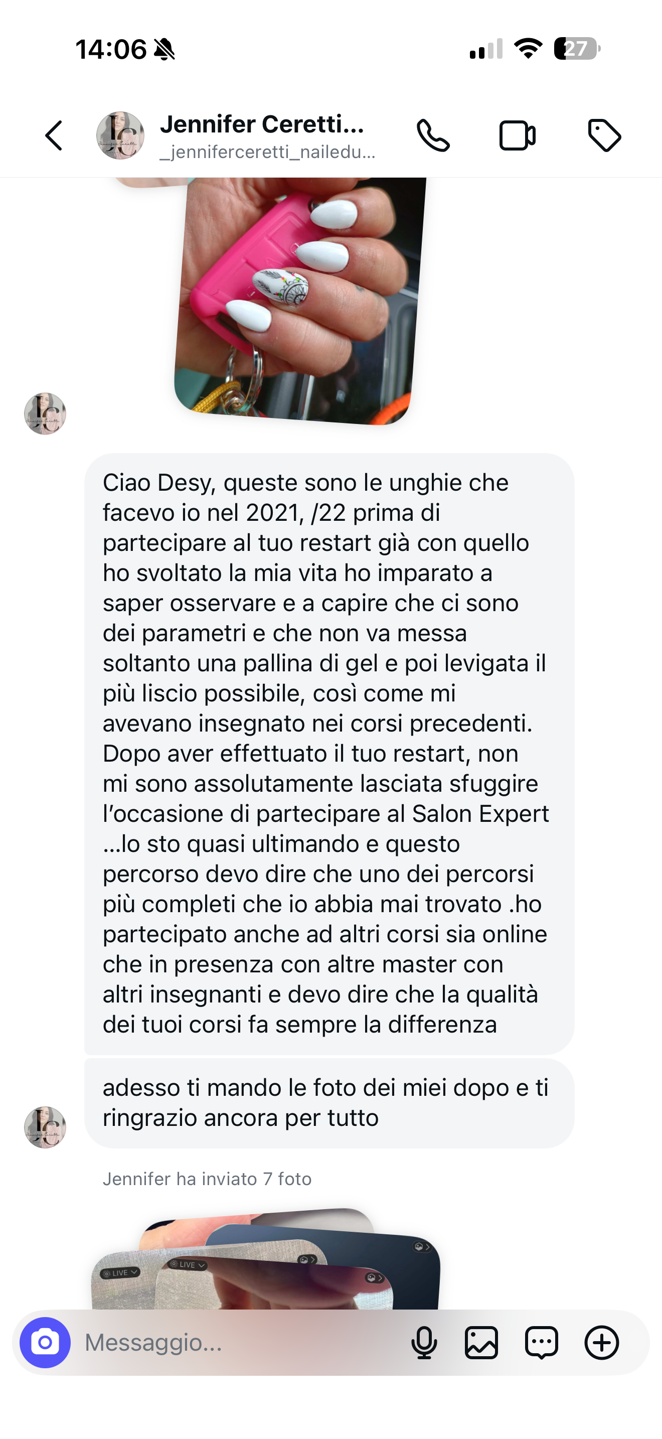 Testimonianza Salon Expert