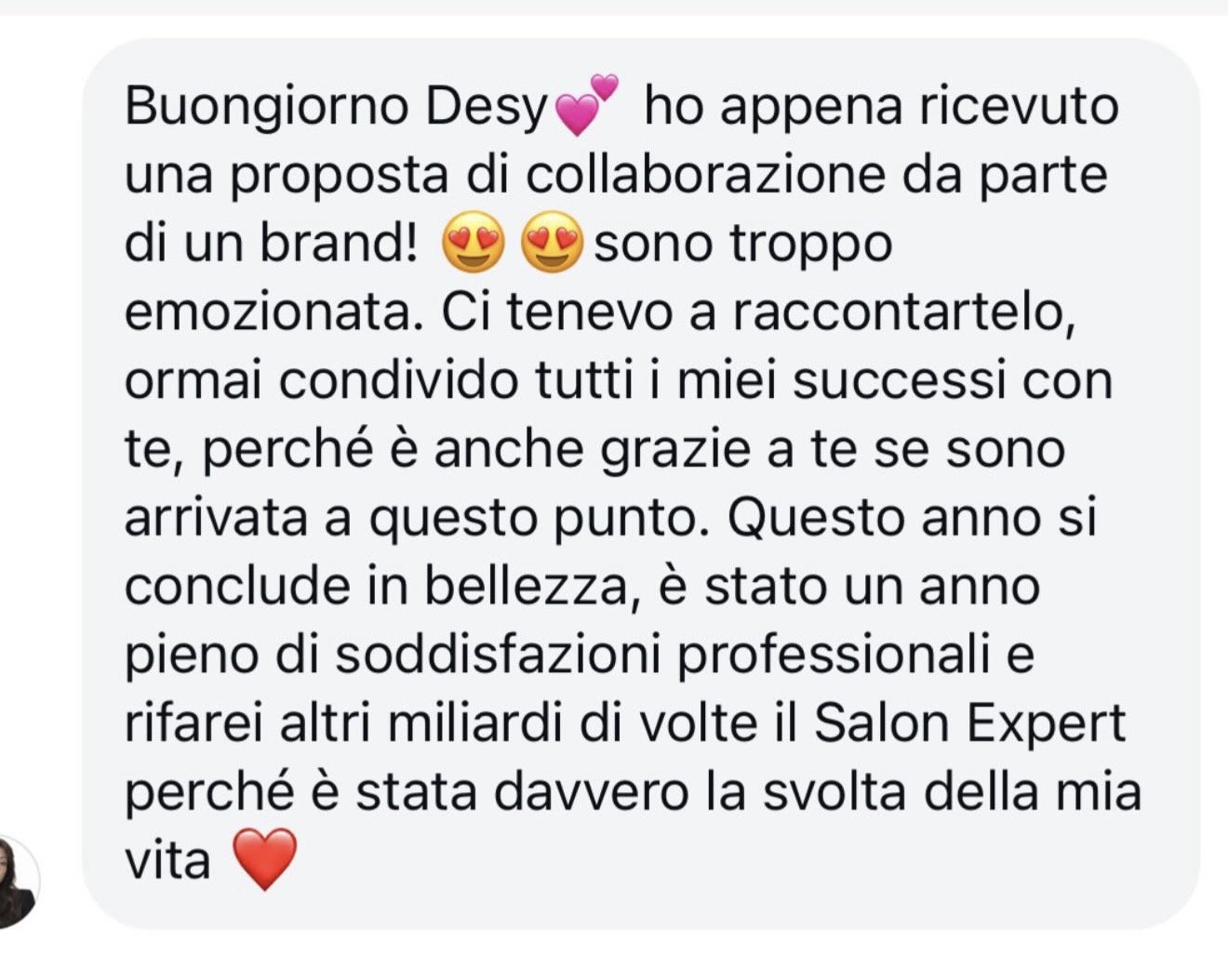 Testimonianza Salon Expert