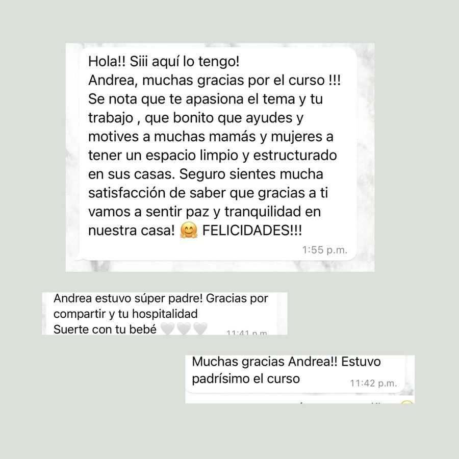 Testimonio de alumna