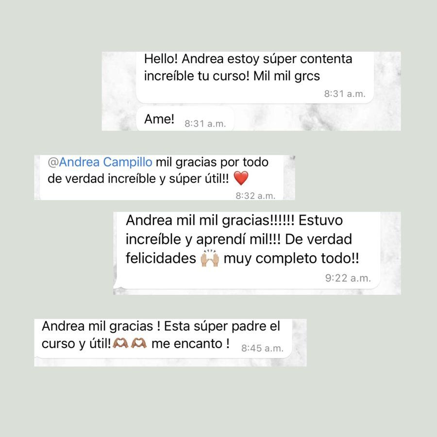 Testimonio de alumna