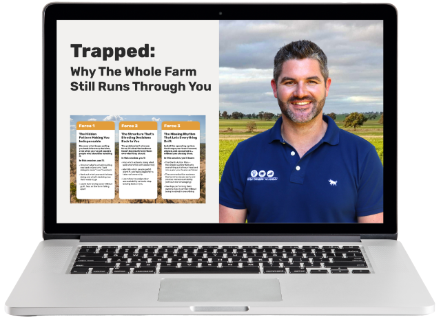 Trapped: Why The Whole Farm Still Runs Through You — free live workshop